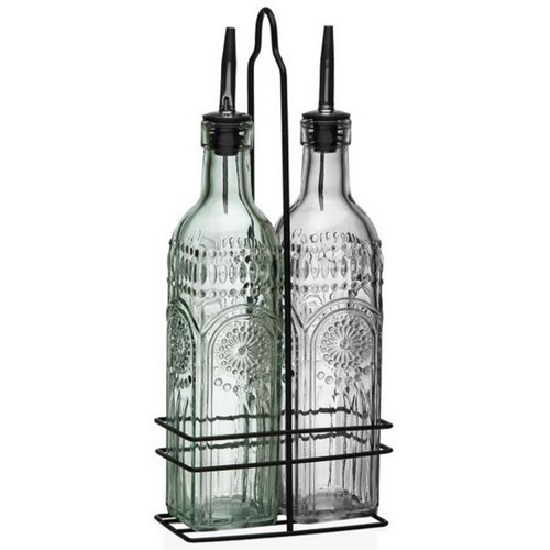 SET ACEITERA/VINAGRERA VERSA 0.5L C/SOPORTE